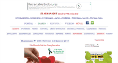 Desktop Screenshot of elalmanaque.com